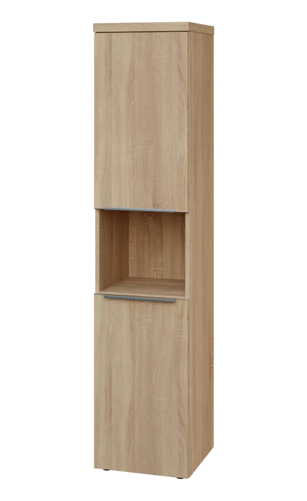 SIN 5 - 42DN kancelářská skříň, 2-dveřová/nika, levá, 1820x400x400, dub bardolino